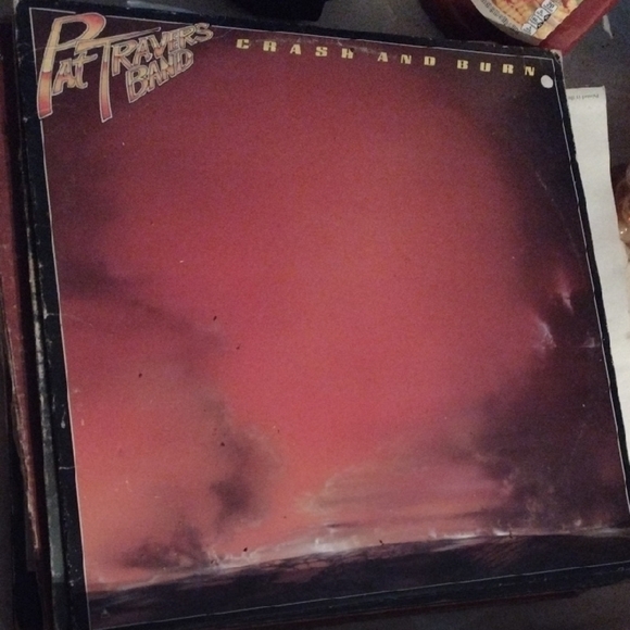 Pat Travers Crash and Burn LP - Picture 1 of 2